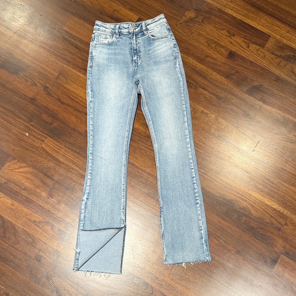 DECJUBA Light Blue Flare Jeans
